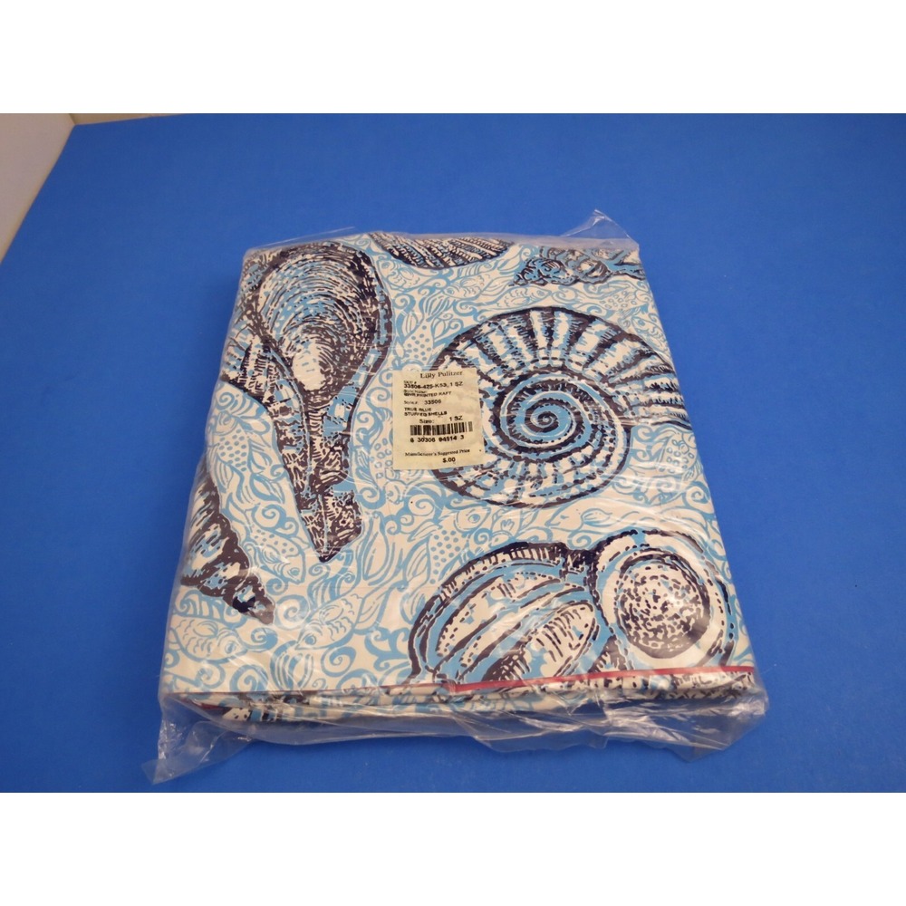 Sealed Lilly Pulitzer Stuffed Shells Inflatable Pool Raft Pink Blue Rare 33506